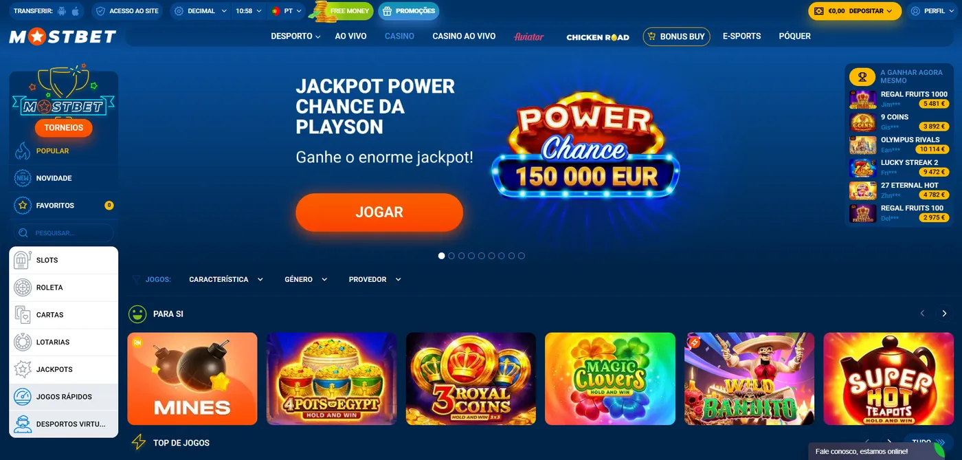 Serviço de apoio ao cliente da Mostbet